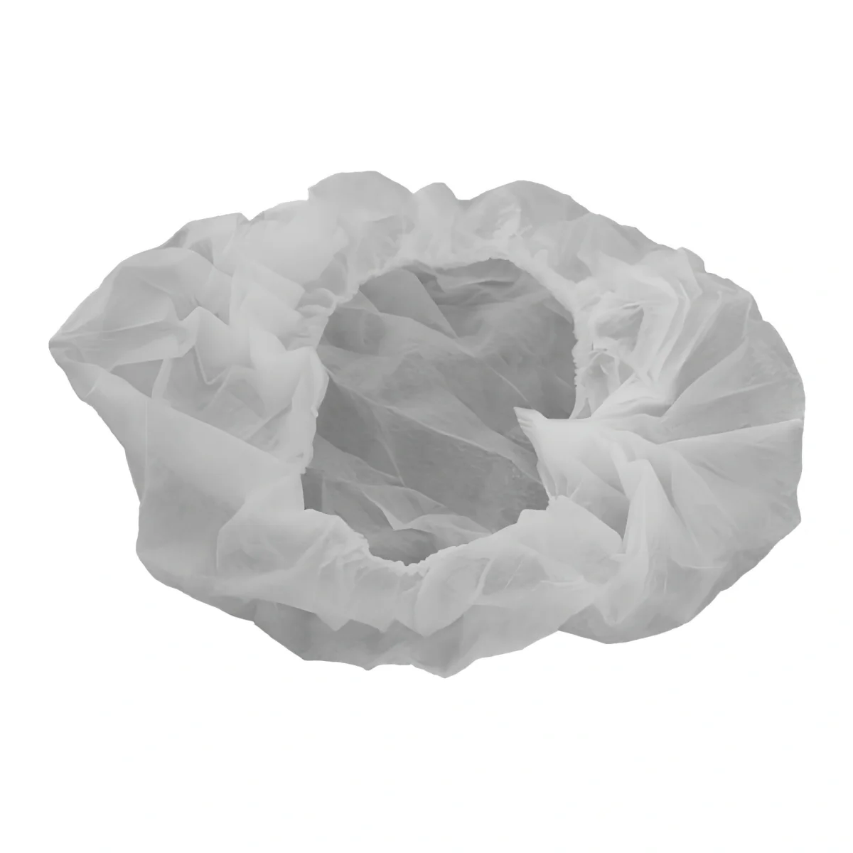 Tek Kullanımlık Saç Bonesi Çift Lastikli Beyaz 52 Cm 100'lü Paket Tela