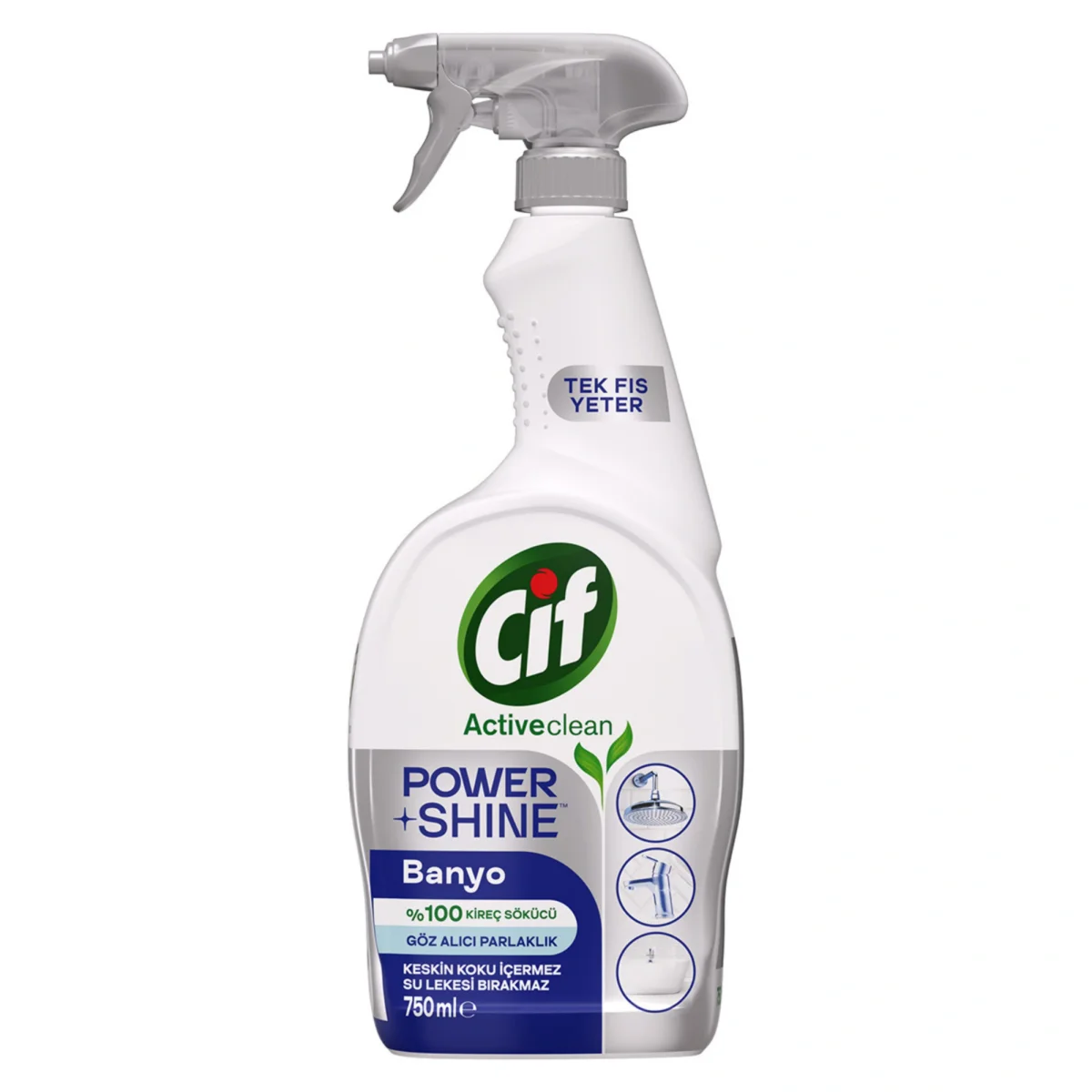 Cif Power Shine Banyo Spreyli Temizleyici 750 Ml