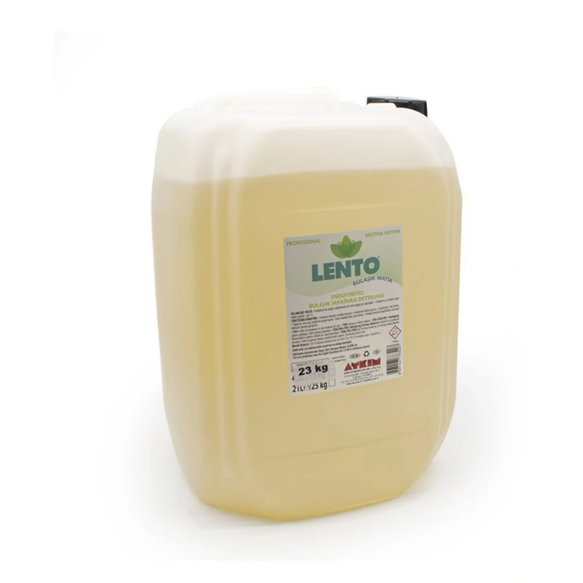 Endüstriyel Bulaşık Makine Deterjanı Lento 23 Kg