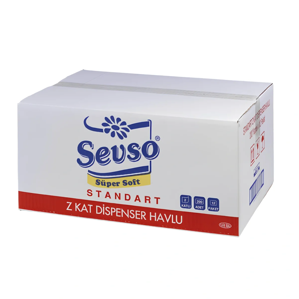 Sevso Z Katlama Peçete 200 Yaprak 12 Paket'li Koli