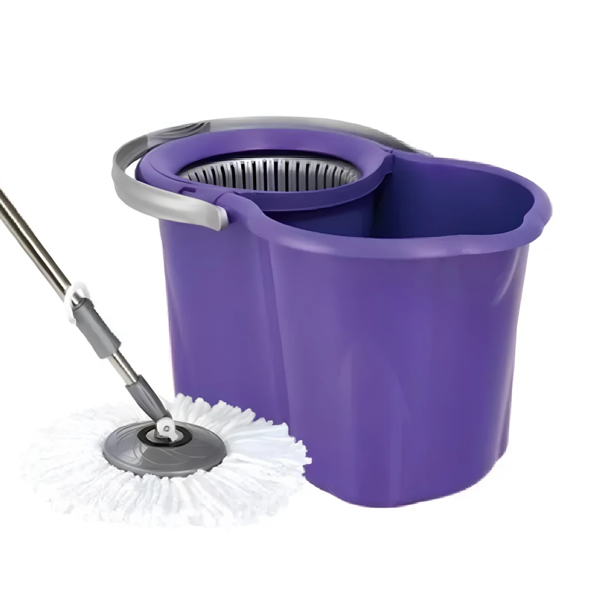 Spin Mop Döner Başlıklı Temizlik Seti 19 Litre Döner Başlıklı Mop