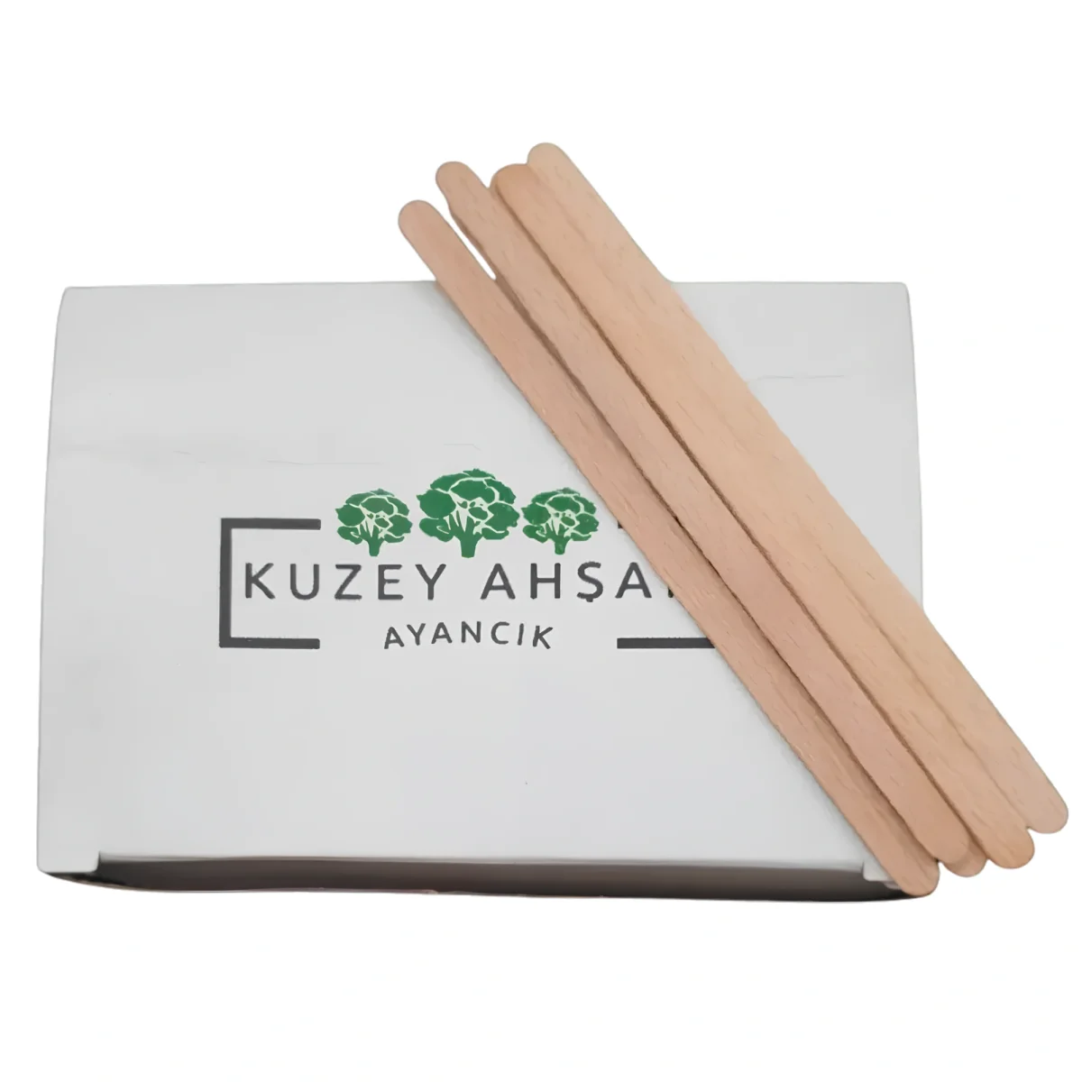 Kuzey Ahşap Çay Karıştırıcı Kayın 11 Cm 400'lü Paket