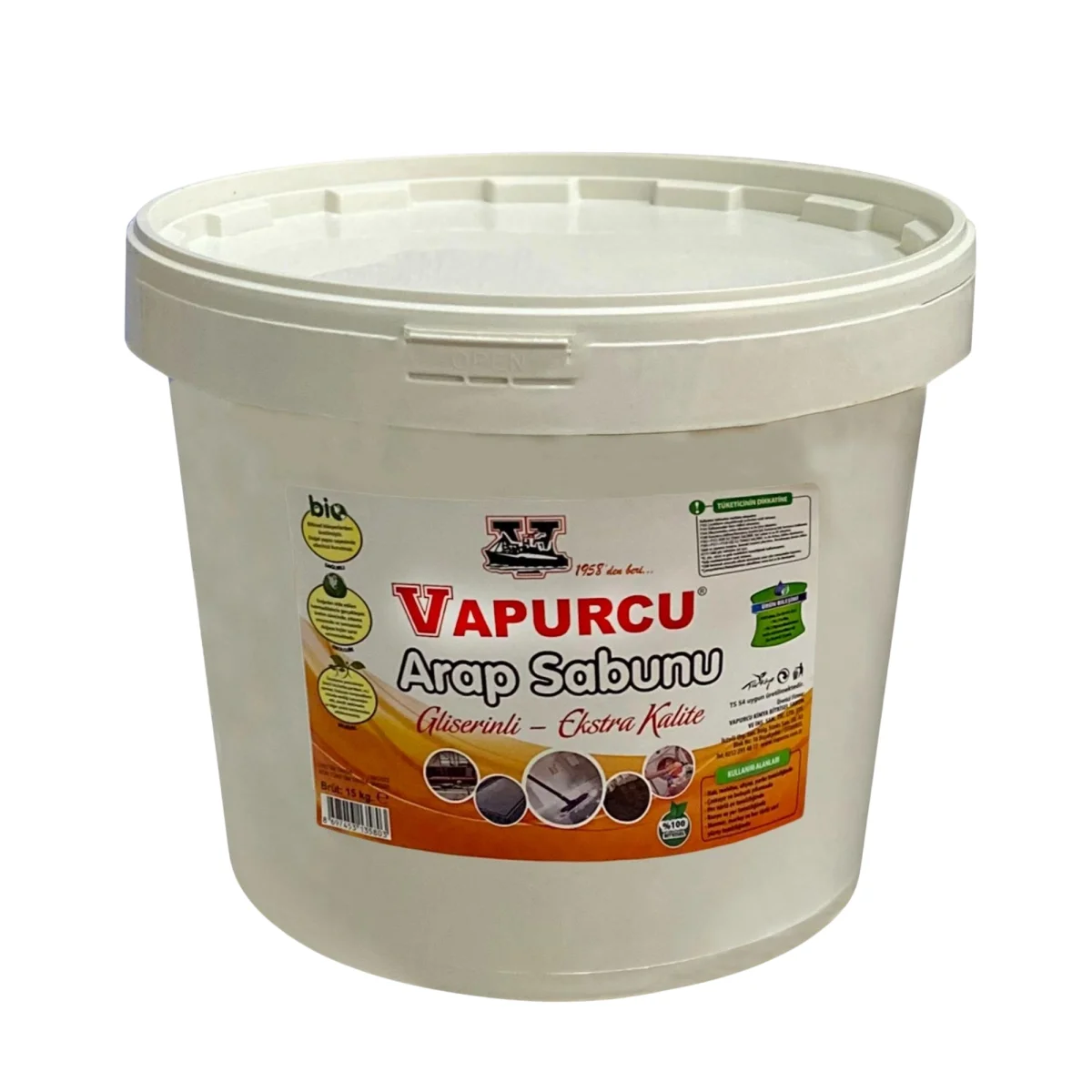 Vapurcu 15 kg Arap Sabunu