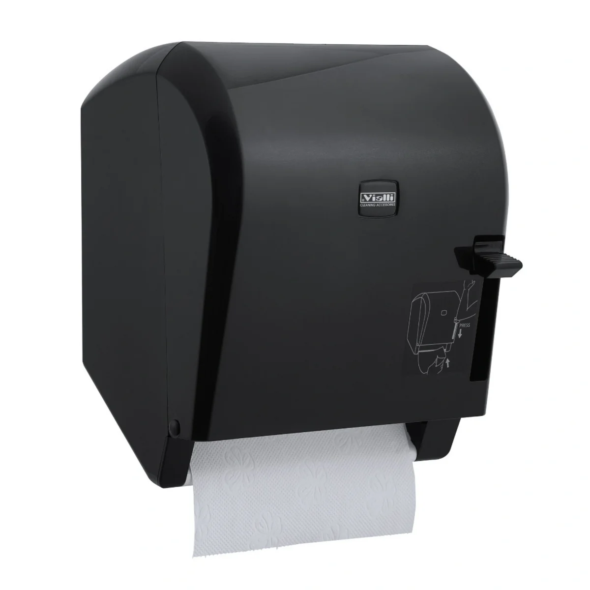 Vialli Havlu Dispenseri K8B Levercut Siyah