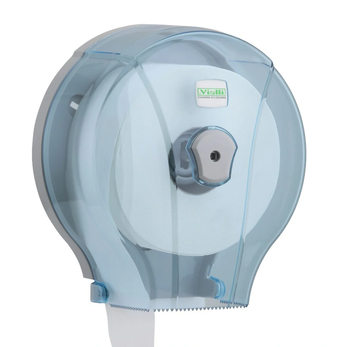 Vialli MJ1T Mini Jumbo Tuvalet Kağıdı Dispenseri Şeffaf