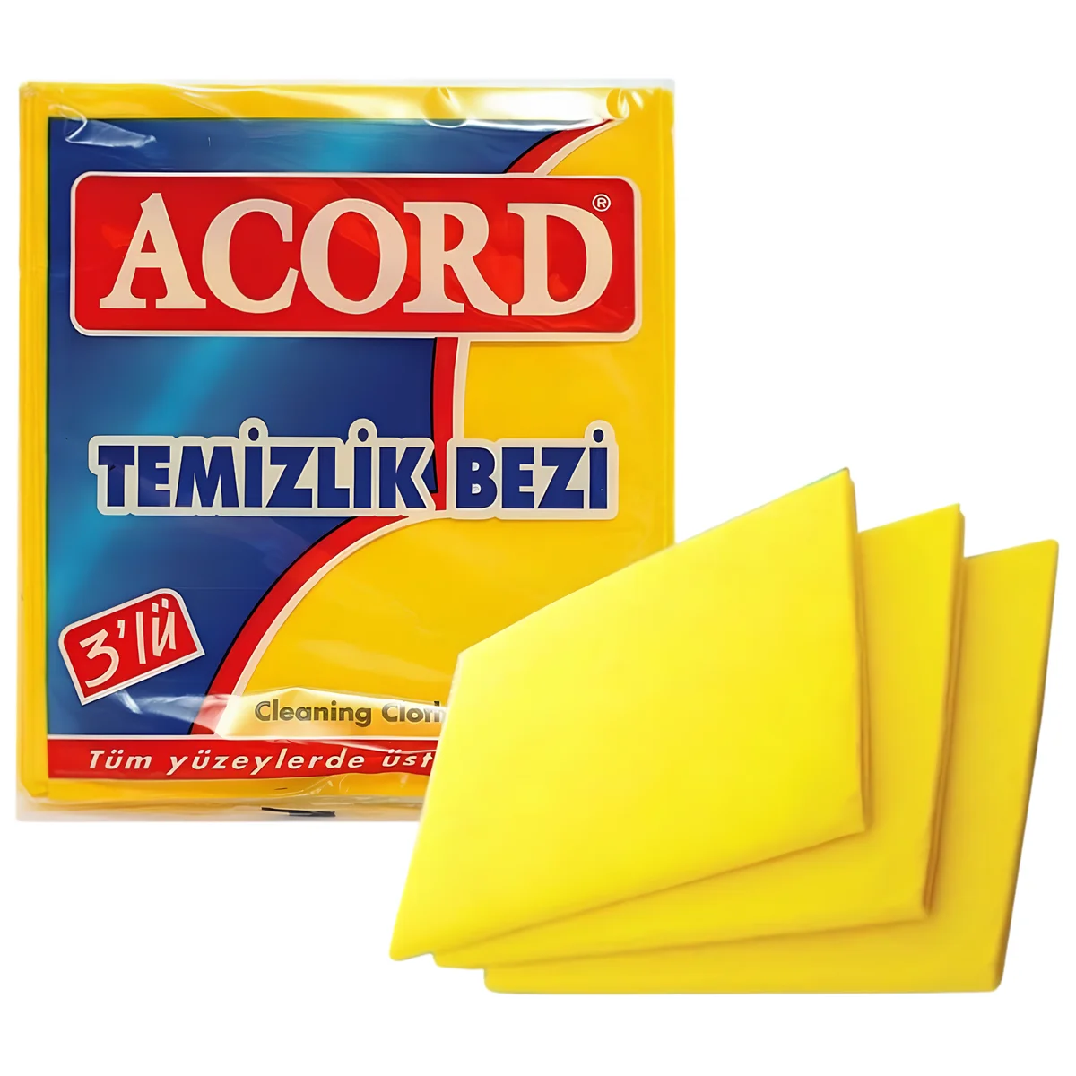 3'lü Sarı Bez Acord