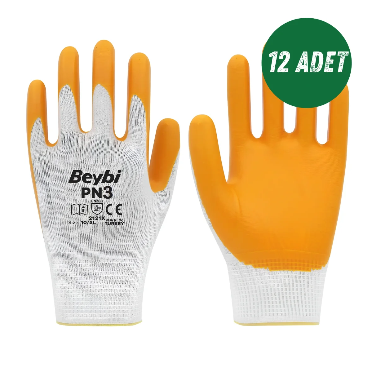 Beybi İş Eldiveni PN3 12'li Paket