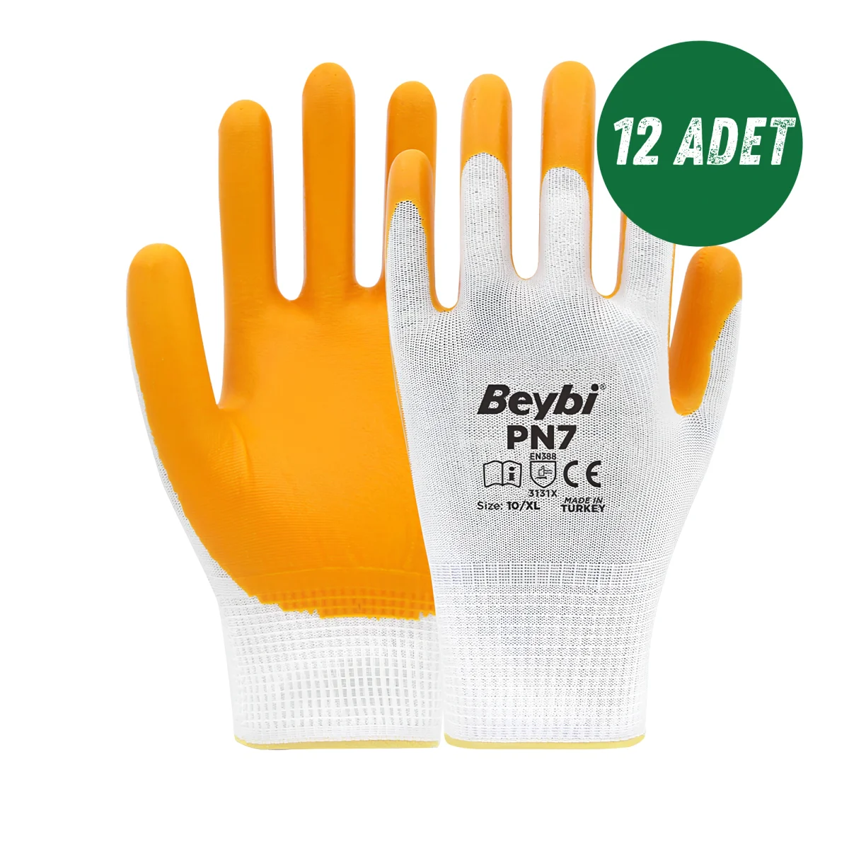 Beybi İş Eldiveni PN7 No:10 12'li Paket