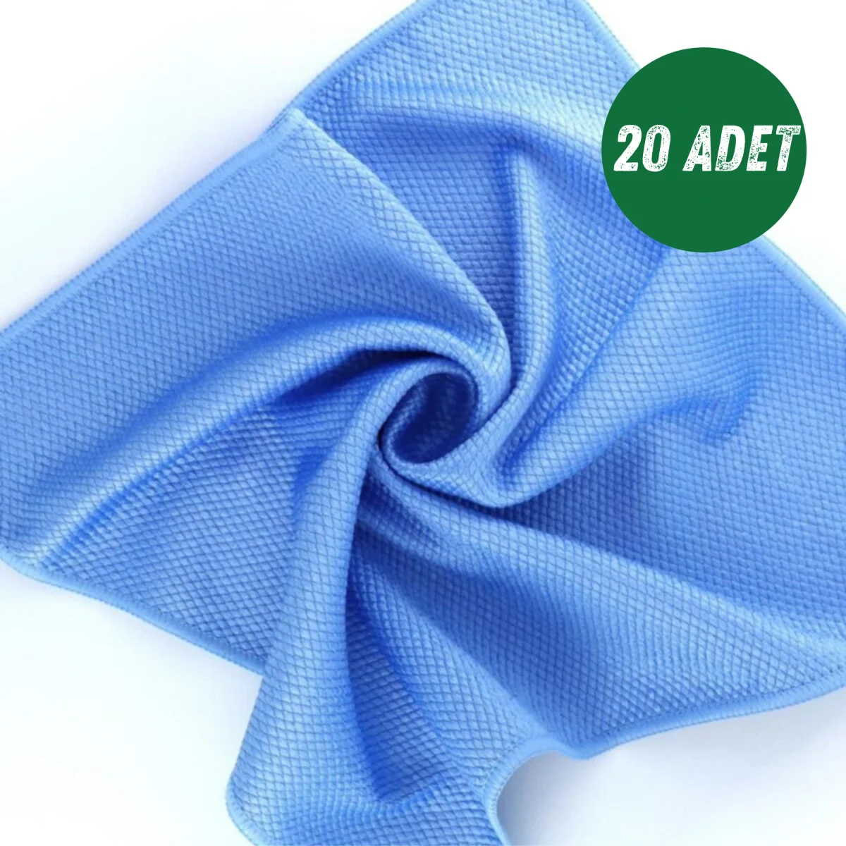 Mikrofiber Cam Silme Bezi 40x40 Cm Cengiz 20'li Paket