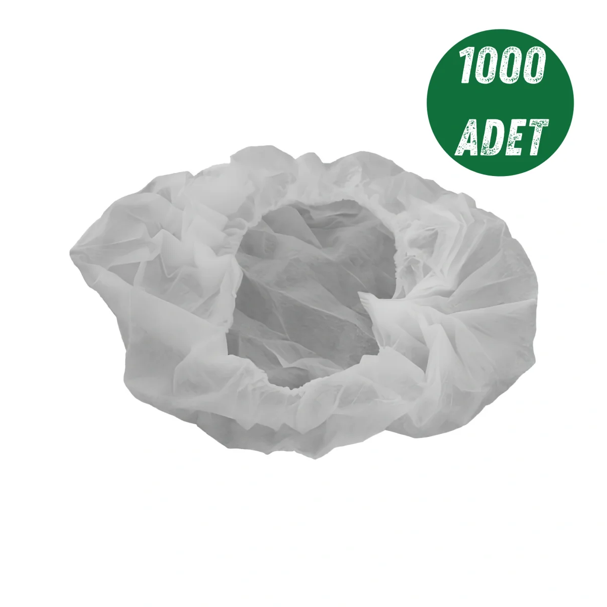 Tek Kullanımlık Saç Bonesi Beyaz 41 Cm 1000'li Çuval Tela