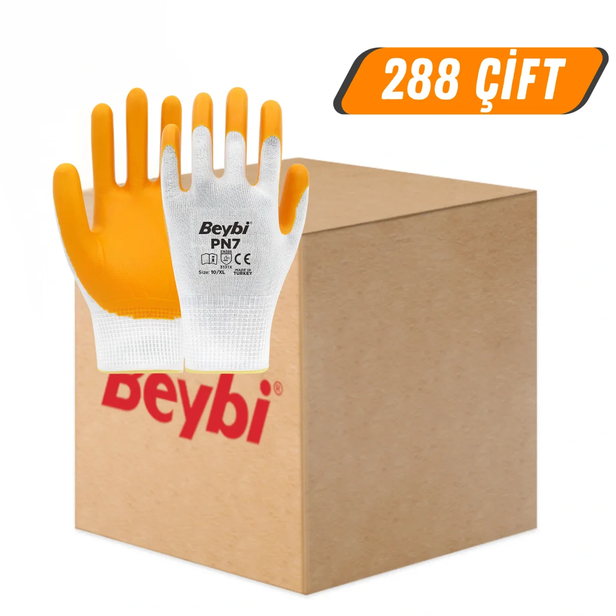 Beybi İş Eldiveni PN7 288'li Koli